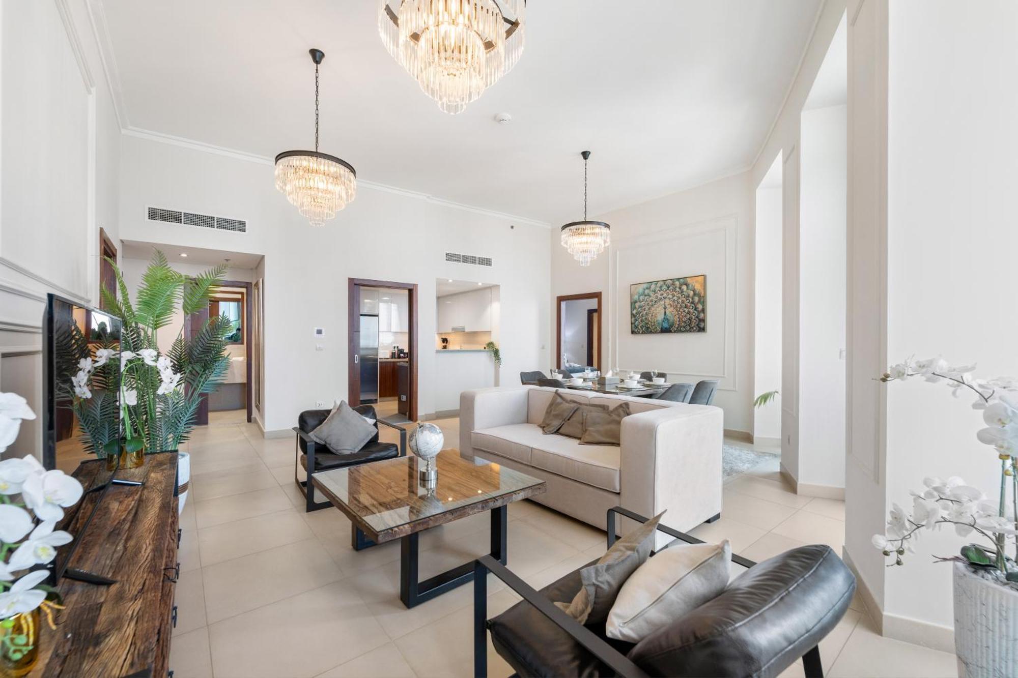 First Class 2Br With Full Dubai Skyline & Sea View Экстерьер фото
