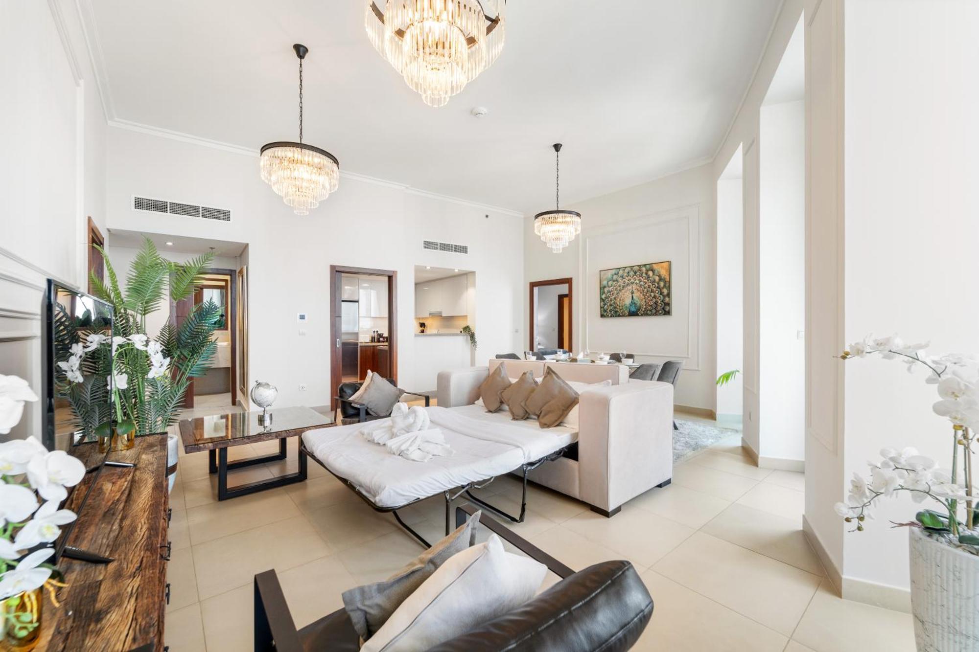 First Class 2Br With Full Dubai Skyline & Sea View Экстерьер фото